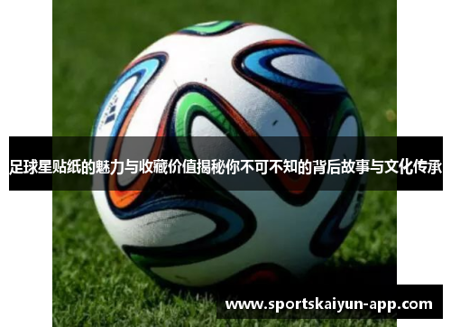 足球星贴纸的魅力与收藏价值揭秘你不可不知的背后故事与文化传承
